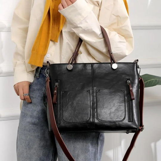 MIA | LEATHER SHOULDER BAG