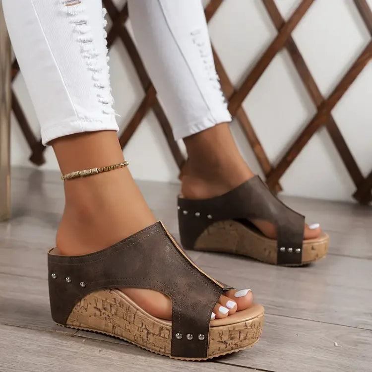 DAHLIA | LEATHER SUMMER SANDALS