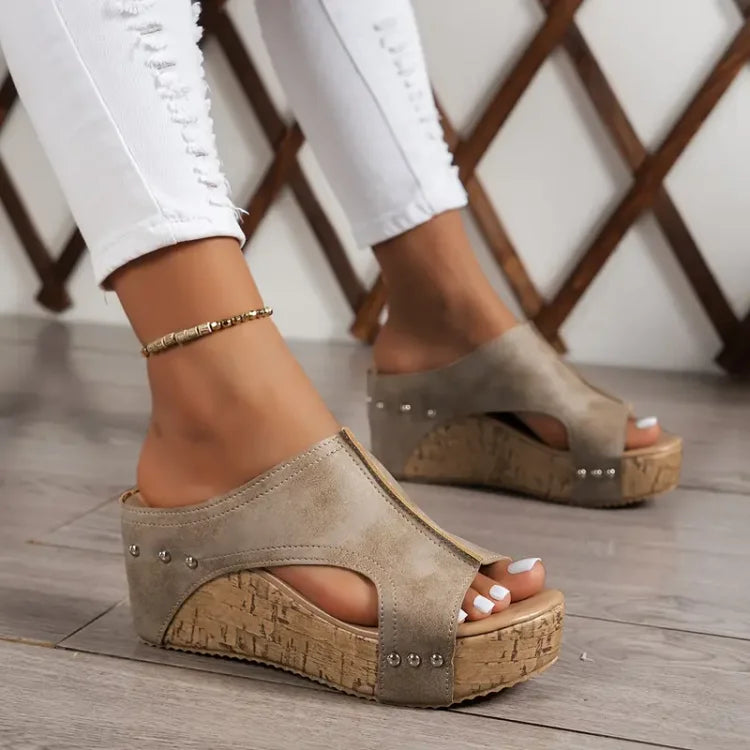 DAHLIA | LEATHER SUMMER SANDALS