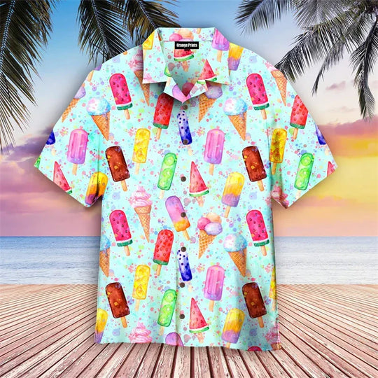 Kai - Fun Ice Print Hawaii Shirt