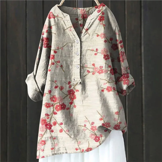 Lila™ | Floral Print Casual Blouse