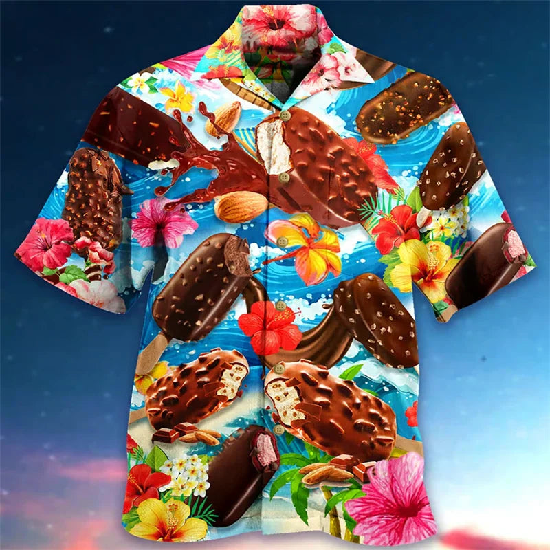 Kai - Fun Ice Print Hawaii Shirt