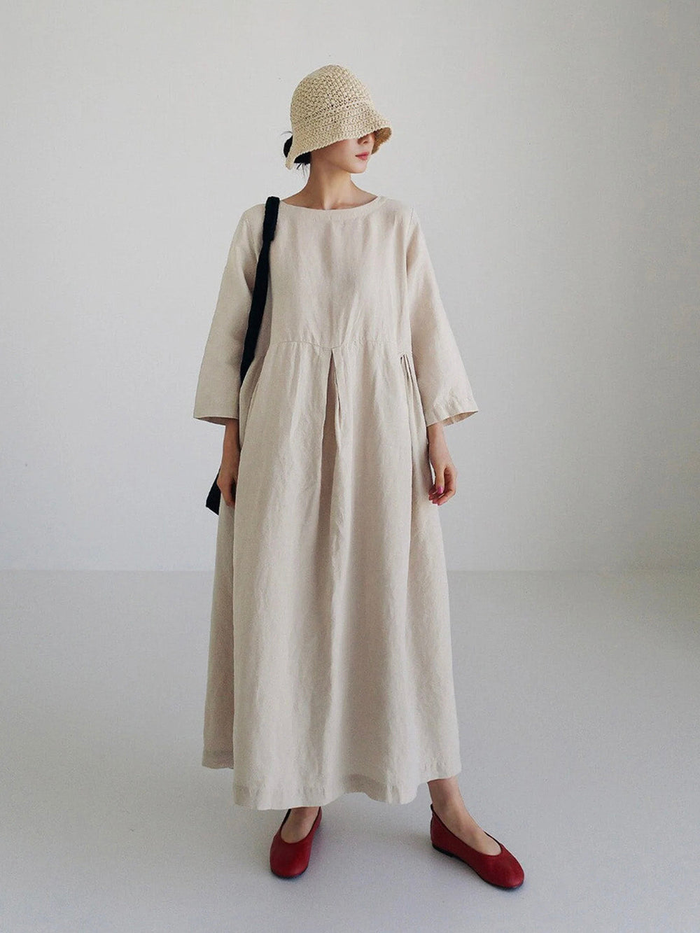 Maia | Casual Linen Dress with Pockets