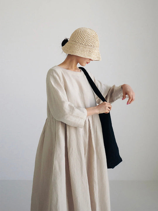 Maia | Casual Linen Dress with Pockets